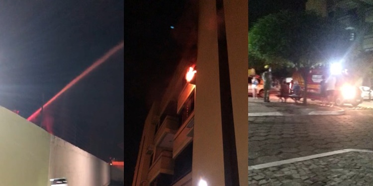 Corpo de Bombeiros foi acionado para a ocorrência por volta das 18h15